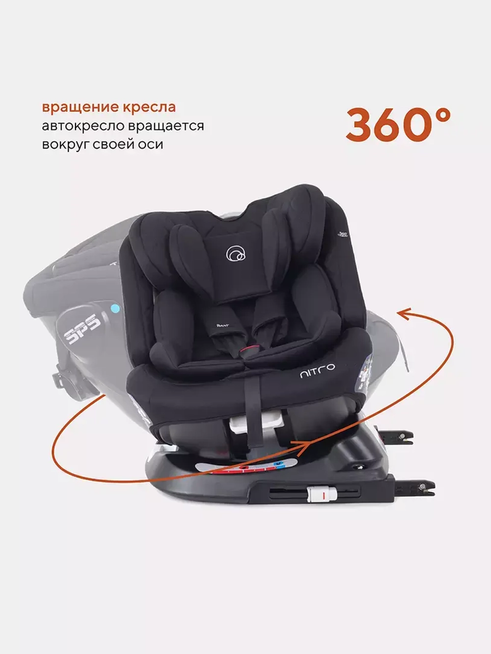 Автокресло Rant Nitro new isofix группа 0/1/2/3 (0-36 кг)