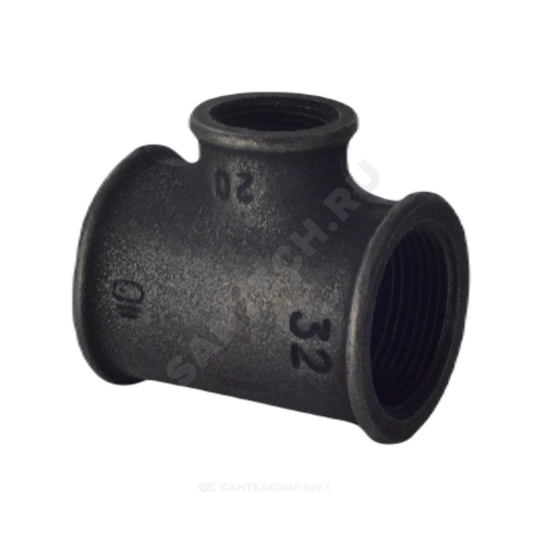 Тройник переходной чугун Ду 32х20 (1 1/4"х3/4") ВР/ВР ГОСТ 8949-75 МЗОО