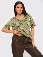 Футболка женская большие размеры