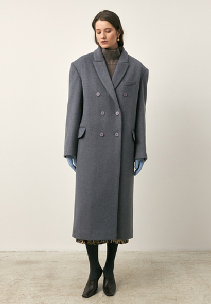 Пальто мужского кроя утепленное