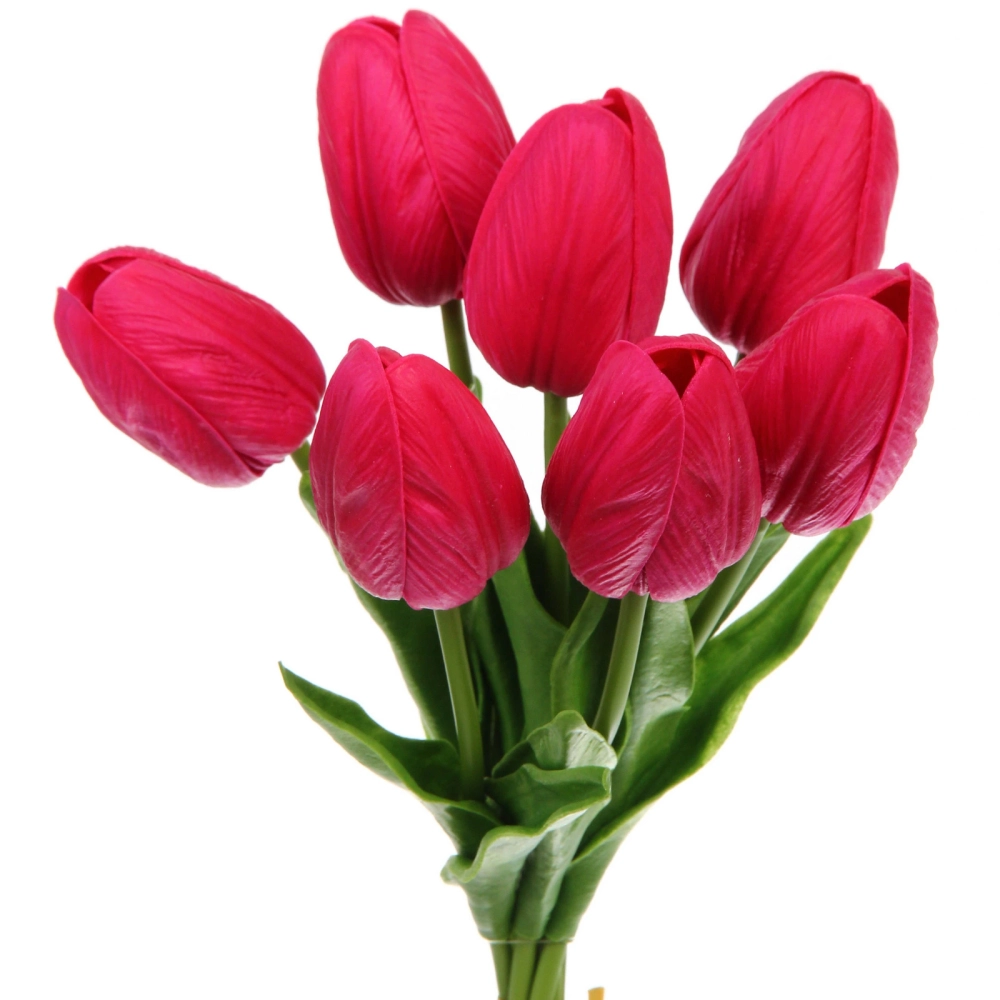 Цветы искусственные «Natur» 38см Тюльпаны 7шт фиолетовые