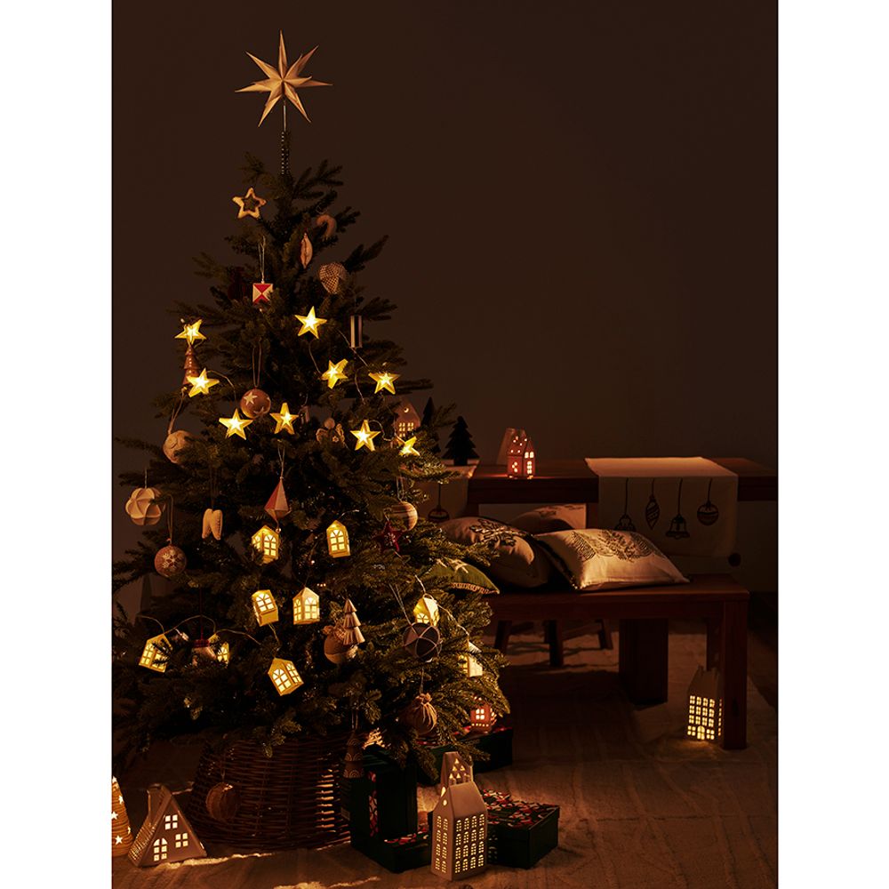 Набор елочных украшений из бумаги Honeycomb festive из коллекции New Year Essential, 3 шт.