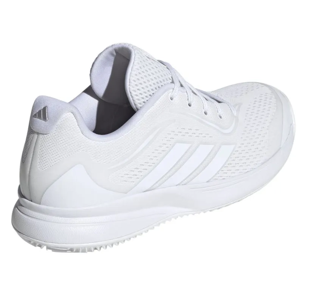 Женские Кроссовки теннисные Adidas Avaflash 2 - cloud white/cloud white/silver metallic