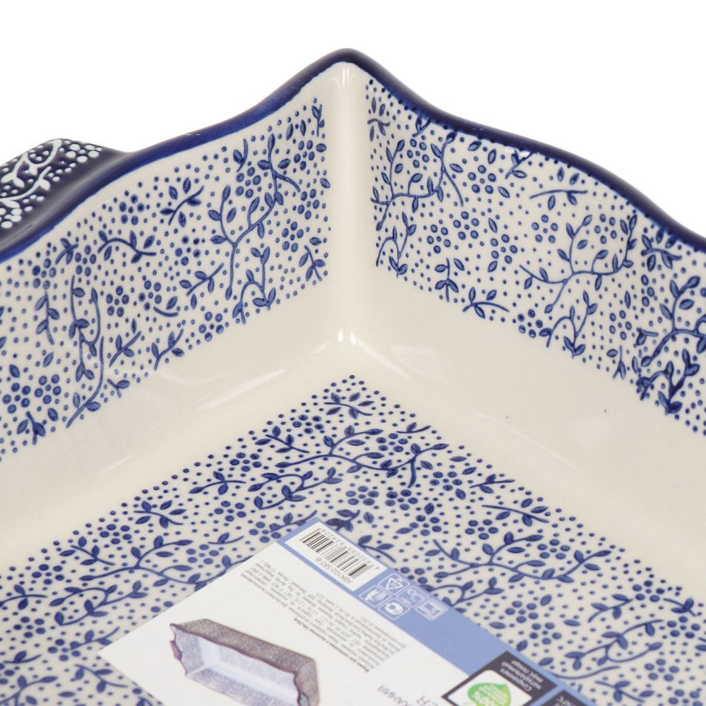 Форма для выпечки керам, 20х30 см, прямоуг, син, Atribute, Eclipse blue, ABK102-SRT-B