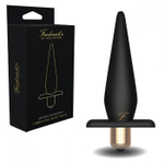 Черный анальный плаг Vibrating Butt Plug (Цвет: черный)