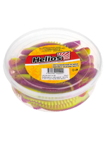 Виброхвост несъедобный Helios Varuna 4,33"/11см Blue Sparkles & White 30шт. (HS-35-026-N-30)