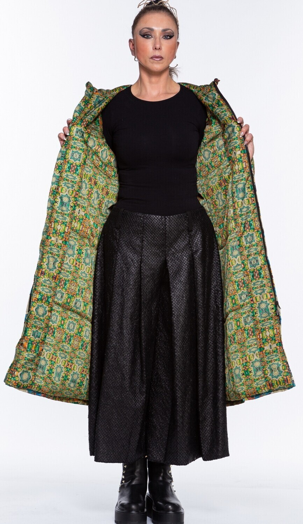 Пальто "Витраж", по мотивам живописи Тани МакКабе