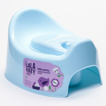 Горшок Lalababy Follow Me голубой с крышкой LA2701BL