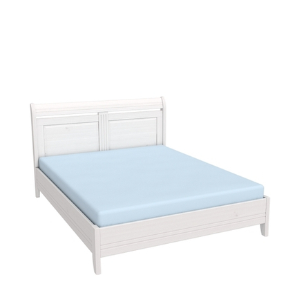 Кровать «Бейли» без изножья 140х200 белый воск