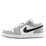 Кроссовки Jordan Air Jordan 1 Low Wolf Grey (Женская размерная сетка)