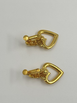 Клипсы с подвесками Сердце Moschino