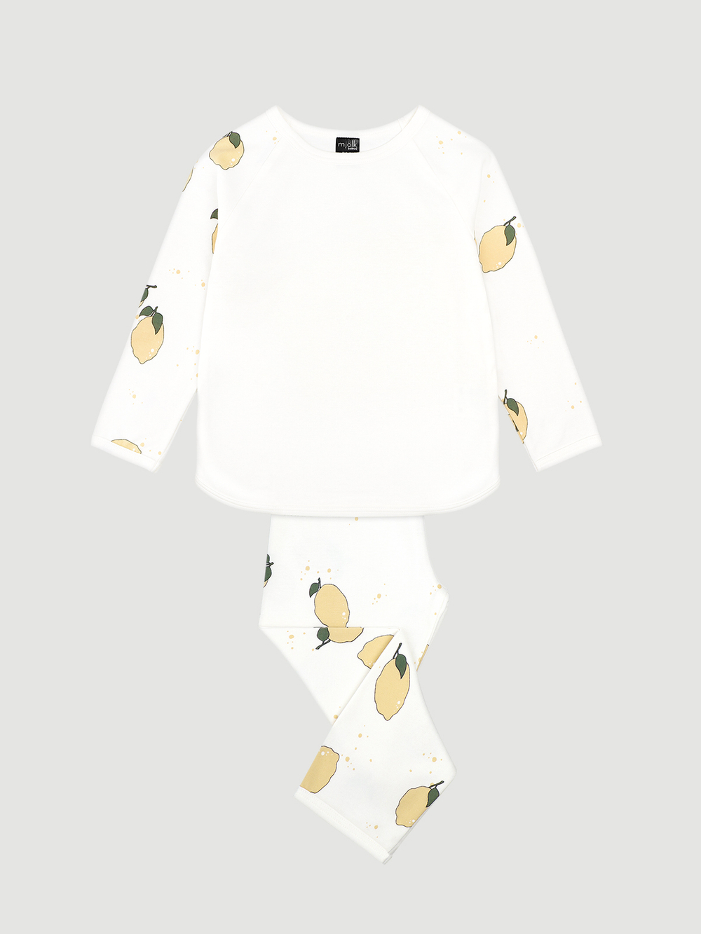 Пижама с рукавом реглан Mjölk Лимоны, уценка