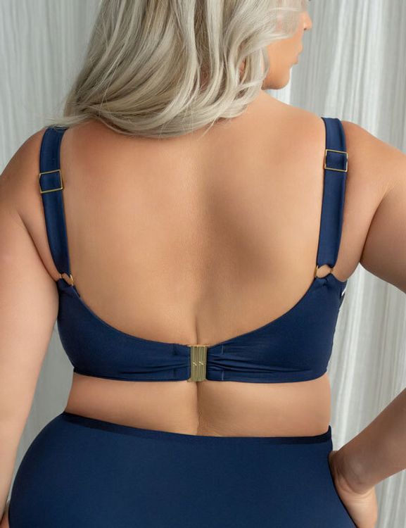 Купальный бюст Kris Line Santorini Soft Full Cup (синий/белый)