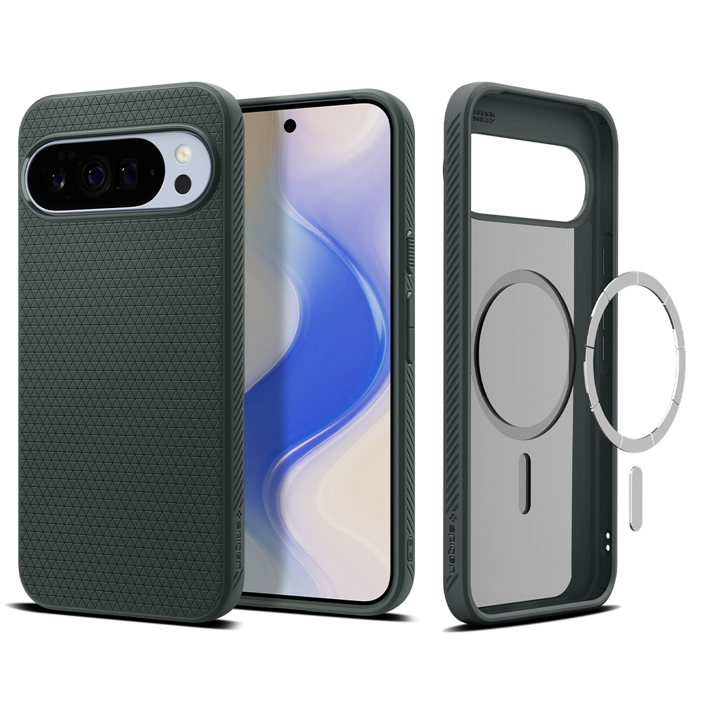 Чехол Spigen Liquid Air (Magsafe) для Google Pixel 10 Pro XL зеленый