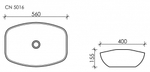 Раковина Ceramica Nova Element 56 см CN5016