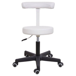 Стул мастера со спинкой БИЛЛИ, пластик черн