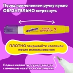Ручка-корректор ЮНЛАНДИЯ, 9 мл, металлический наконечник