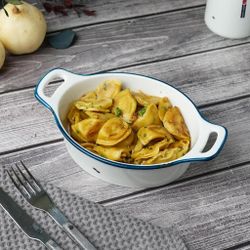 Блюдо овальное 25*16,1 см h5,5 см 880 мл с ручками   P.L. Proff Cuisine [2]