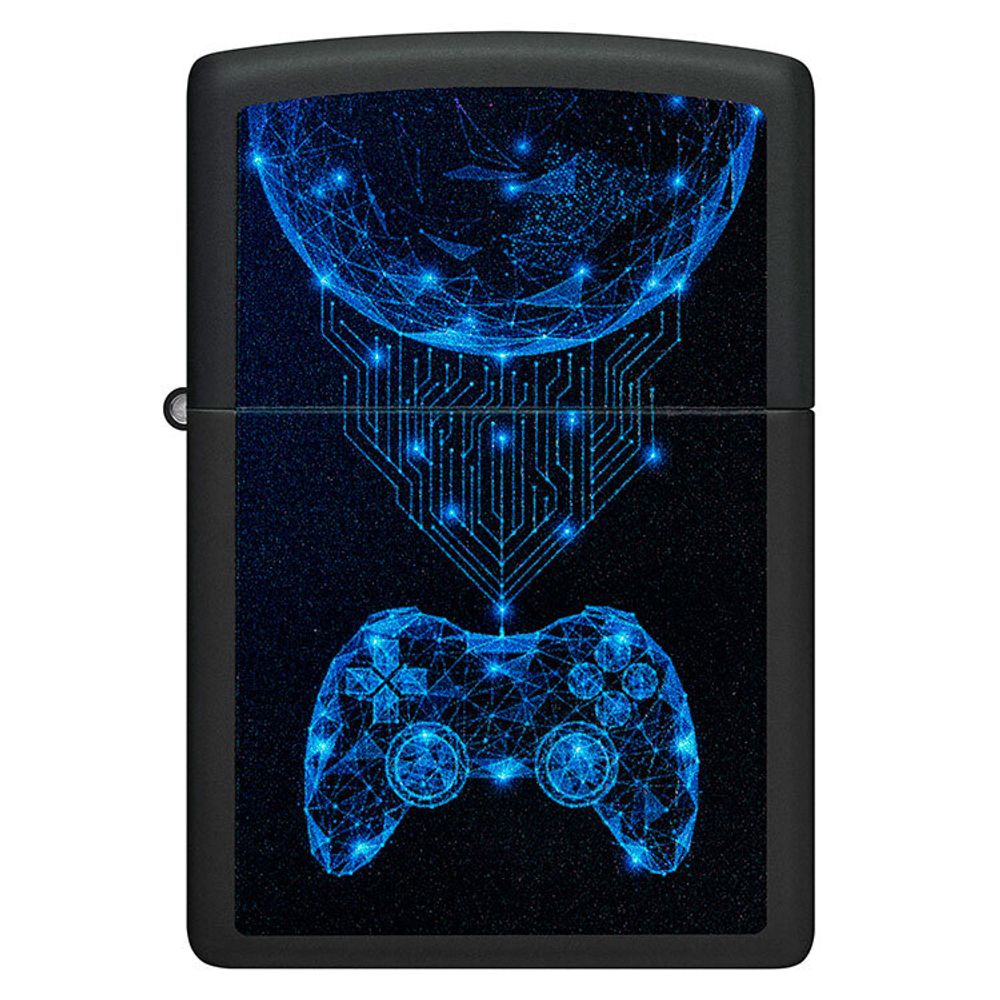 Зажигалка Zippo Gaming с покрытием Black Matte (48912)