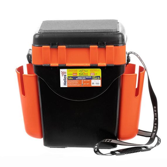 Ящик зимний Helios "FishBox" (10л) оранжевый