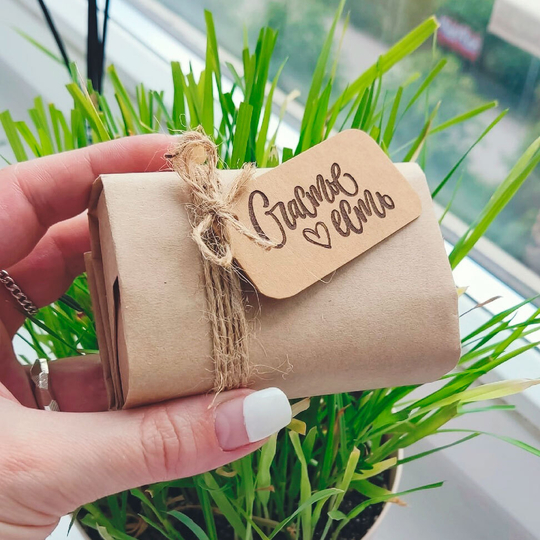 Авторская крафтовая упаковка "Eco" (с коробочкой)