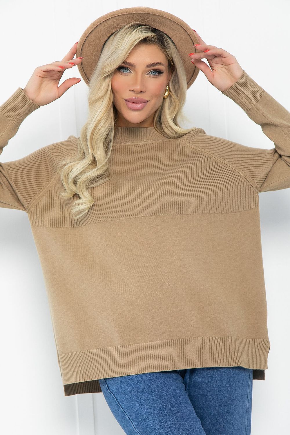 Джемпер Амбассадор (зелено-коричневый) Б12897-12М LT Collection