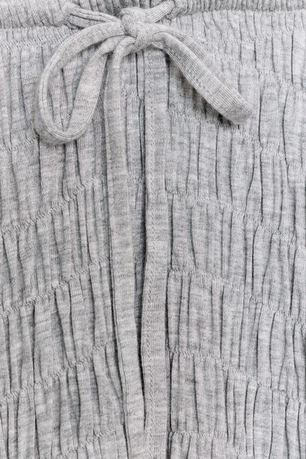 ZARA ЮБКА МИДИ СО СБОРКАМИ, СЕРЫЙ МЕЛАНЖ