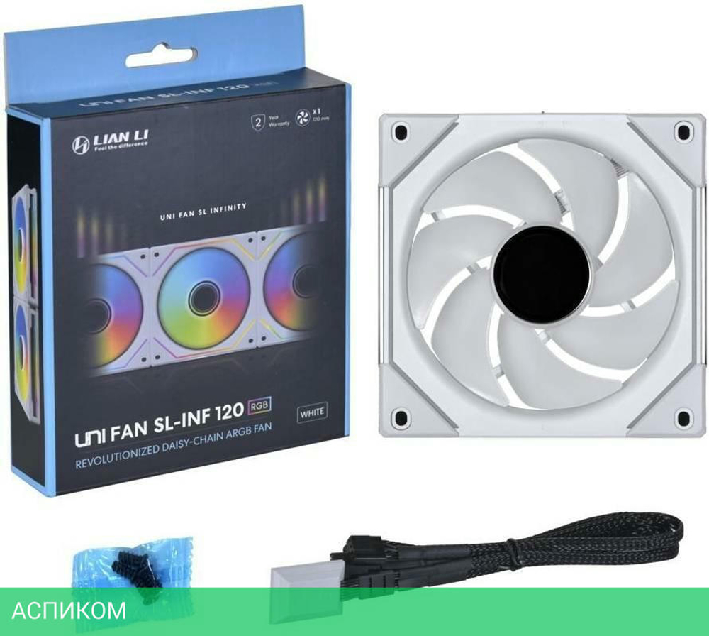 Вентилятор для корпуса Lian Li UNI FAN SL Infinity 120 White (G99.12SLIN1W.00)
