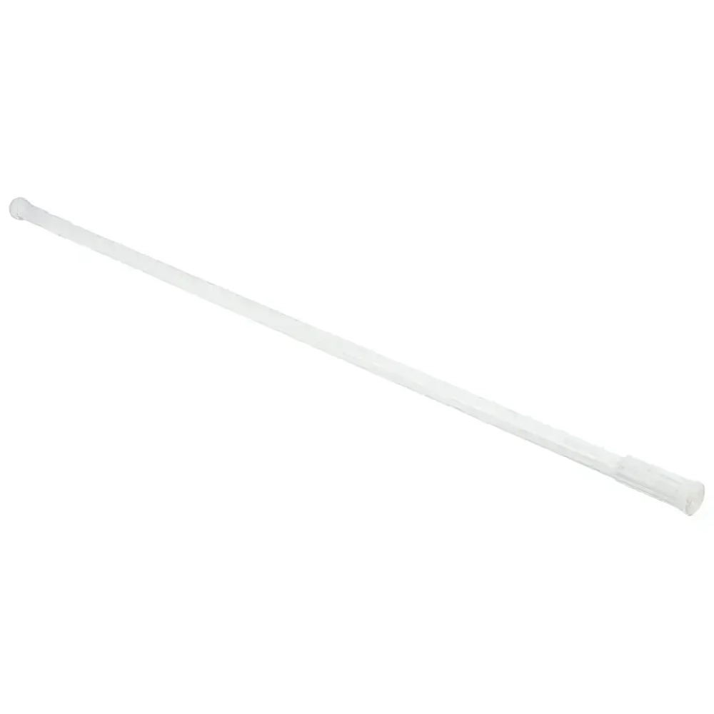 Карниз для ванной SCR-1A, алюминий, цвет: белый, длина: 1,1-2 м