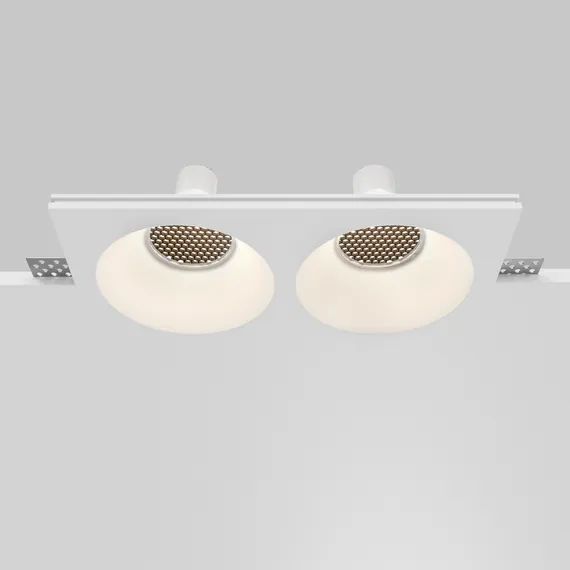 Встраиваемый светильник Гипс Модерн / Gyps Modern 2*GU10 10 Вт Technical dl129-gu10-02-w