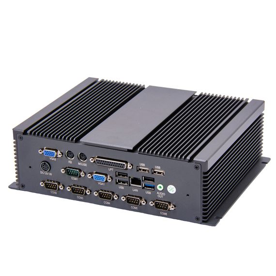 POS-компьютер POScenter Z1 (J1900, 2.0GHz, RAM 4Gb, SSD 128Gb, 2 VGA, 6*COM, 8*USB, 2*PC/2, LAN) funless c возможностью крепления на стену