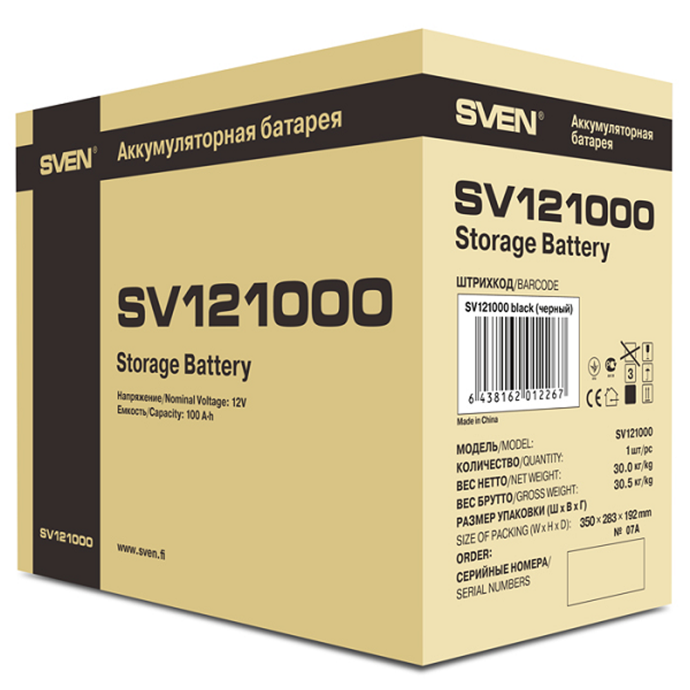 Батарея для ИБП Sven SV121000
