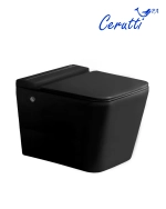 Унитаз MAIELLA Aria Pulse MB подвесной с функцией импульсного смыва, безободковый Ceruttispa CT10192 (590х360х385)