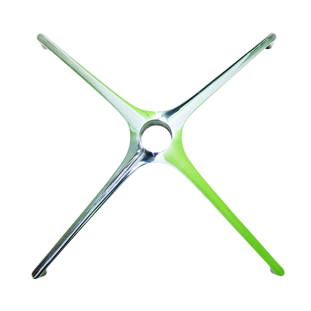 Крестовина полированный алюминий 4х лучевая