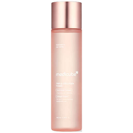 Medicube Тонер для упругости кожи с коллагеном и гиалуроном, Triple Collagen Toner 140мл