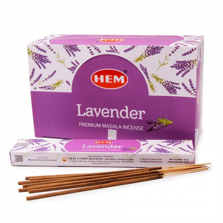 HEM Lavender Premium Masala Благовоние Лаванда Масала 15г