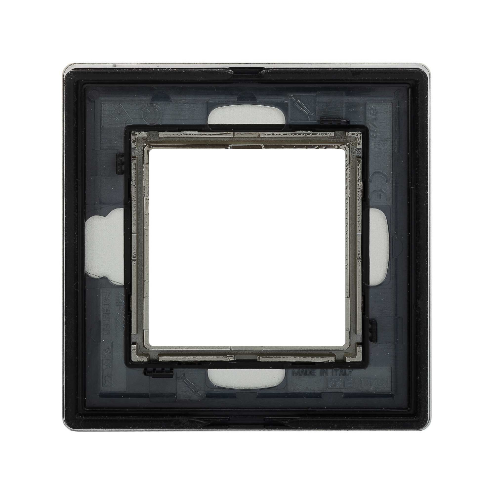 Рамка из алюминия, "Avanti", серая, 1 пост (2 мод.)