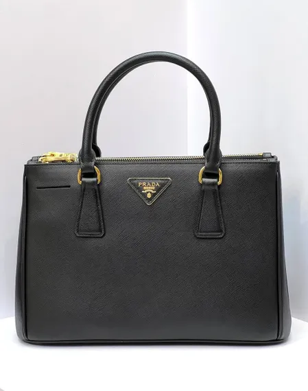 Большая сумка Prada Galleria из сафьяновой кожи