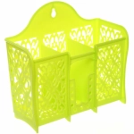 Подставка для столовых приборов «Ажур» 18*17*8см пластиковая,3секции