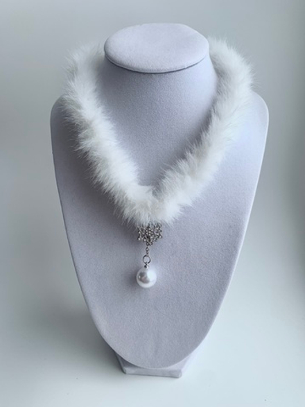 Ожерелье для Снегурочки/Ice Queen/меховой чокер