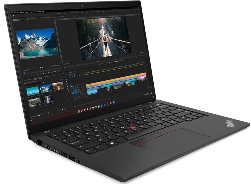 Ноутбук  Lenovo ThinkPad T14 Gen 4 14 ", Ryzen 5 PRO, 16 Гб RAM, 512 Гб SSD, Radeon 740M, Черный