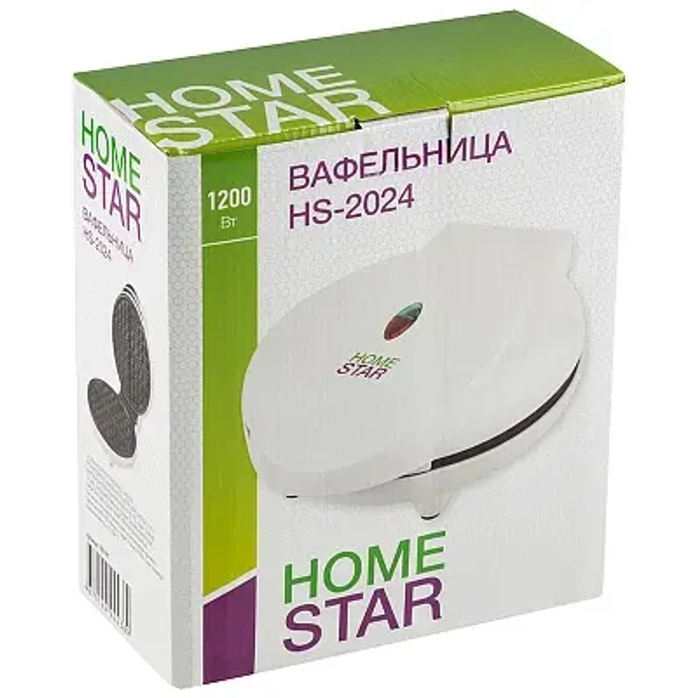 Вафельница 1200Вт, венская вафля «HomeStar» HS-2024