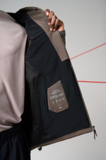 Куртка Nothomme Blue Monte Wool Softshell Jacket "Taupe Brown"