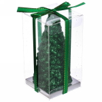 Свеча новогодняя «Сказочная ёлочка» 5,5х10 см, зеленый