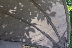 "Стильяно" плетеная кровать круглая, цвет соломенный