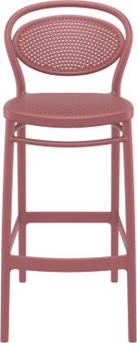 Стул пластиковый барный Siesta Contract Marcel Bar 75, марсала