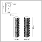 Настенный светодиодный светильник Odeon Light PANTA 4927/8WL