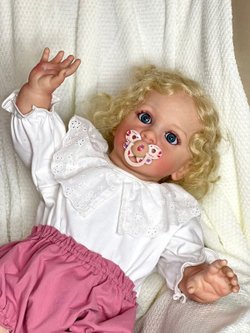 Кукла Реборн мягконабивная 65см в пакете (FA-508)