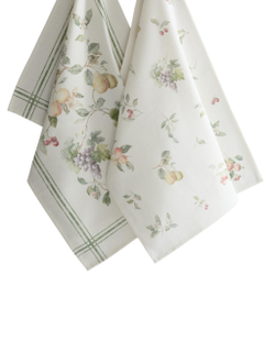 Zara Home кухонное полотенце из хлопка, цветочный мотив, 60 40 см (комплект 2 шт.) · 9225/026