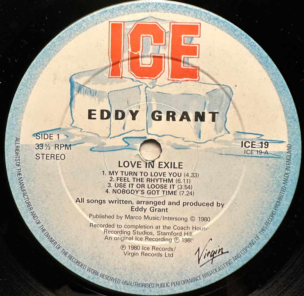 Eddy Grant - Love In Exile (Англия 1980г.)